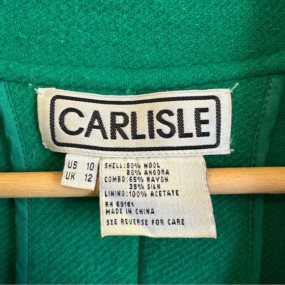 Carlisle Vintage wool Angora Short Coat Size 10 - Picture 4 of 8